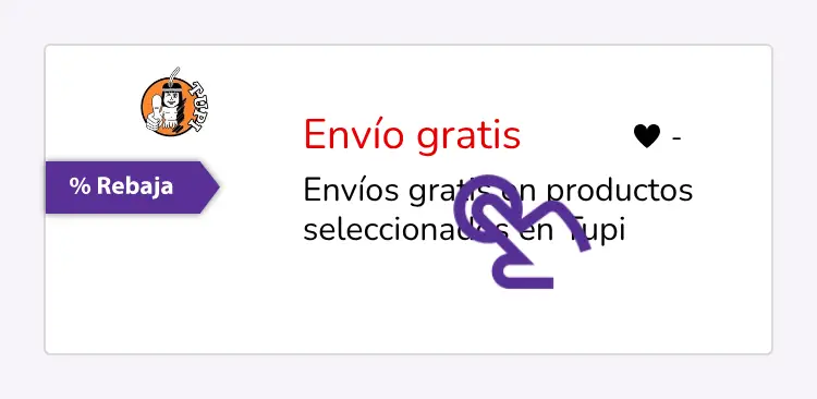 clic en el descuento