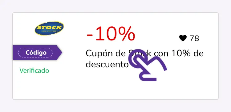 selección de cupón