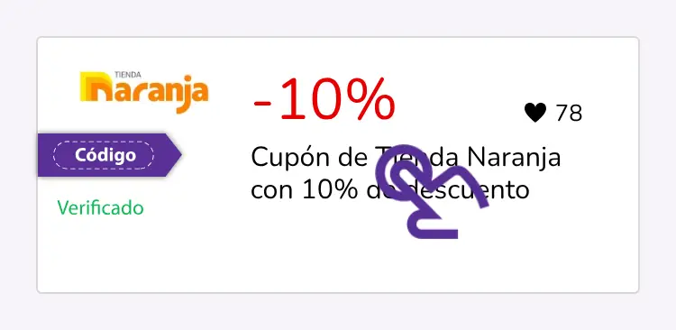 selección de cupón