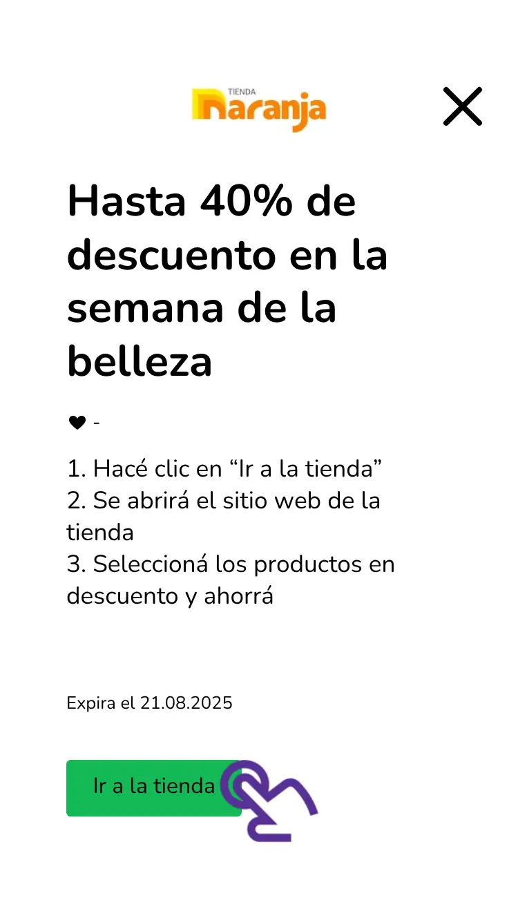 visitar la tienda con descuentos